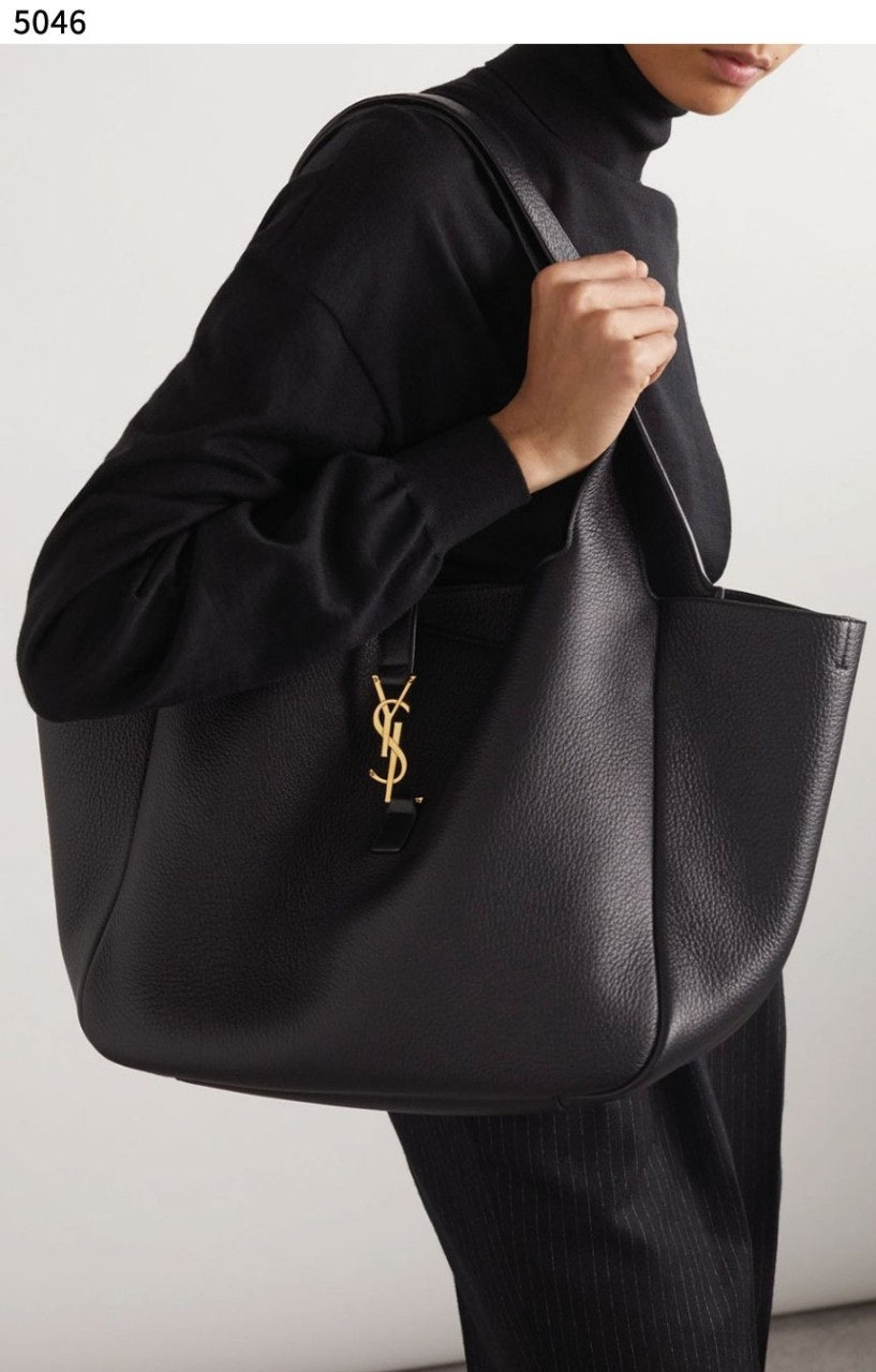 생로랑-가방-국내배송 BEA TOTE IN GRAINED LEATHER 미디엄백