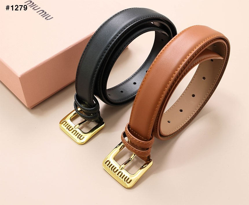 미우미우-벨트-국내배송 나파 레더 벨트