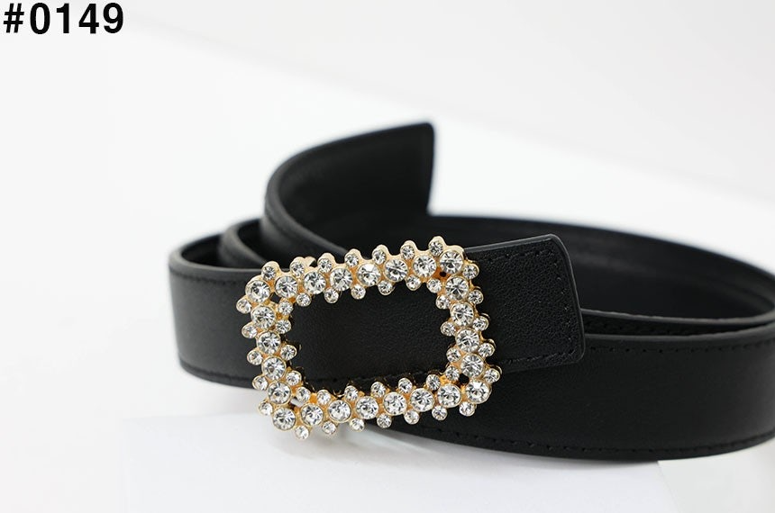 로저비비에-벨트-국내배송 스트라스 버클 벨트