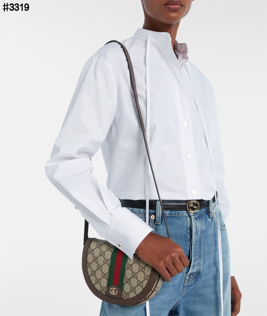 구찌-세트-국내배송 오피디아 미니 GG 숄더백 & GG 지퍼 어라운드 반지갑 & 레더 키링 셋