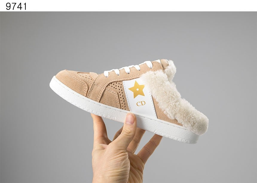 디올-신발-국내배송 Star Sneakers Beige Suede Calfskin Beige