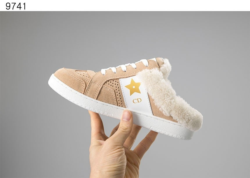 디올-신발-국내배송 Star Sneakers Beige Suede Calfskin Beige