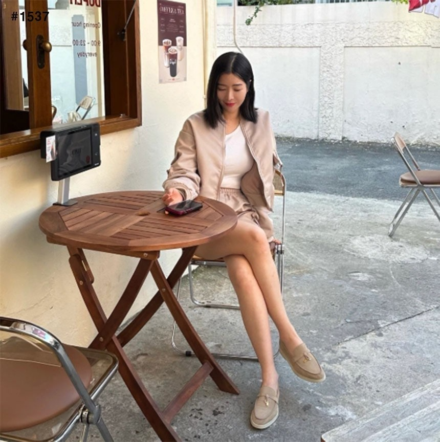 로로피아나-신발-국내배송 썸머 참 워크 스웨이드 카프스킨 파우더 펄 로퍼