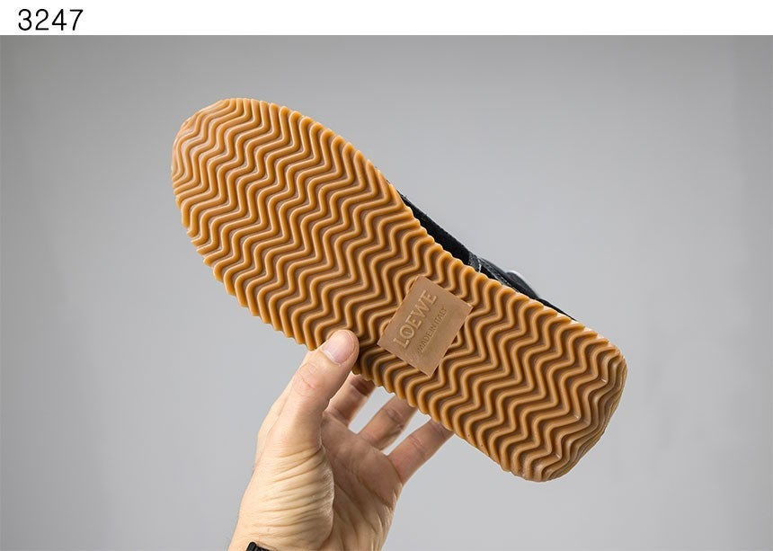 로에베-신발-국내배송 나일론 앤 스웨이드 플로우 러너 블랙