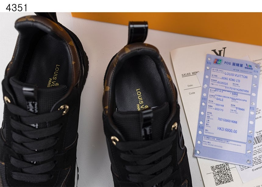 루이비통-신발-국내배송 런어웨이 스니커즈 블랙