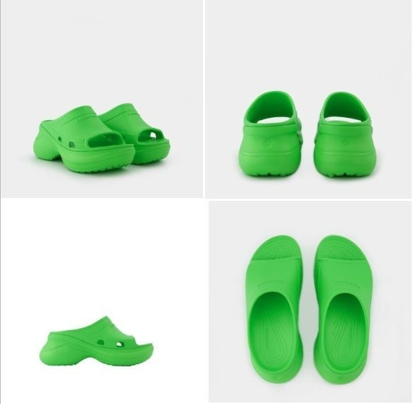 발렌시아가-신발-국내배송 여자 샌드풀 Crocs 러버