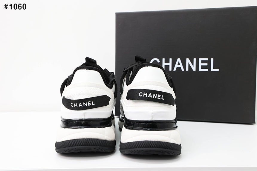 샤넬-신발-국내배송 믹스드파이버 한정판 스니커즈 금장CC