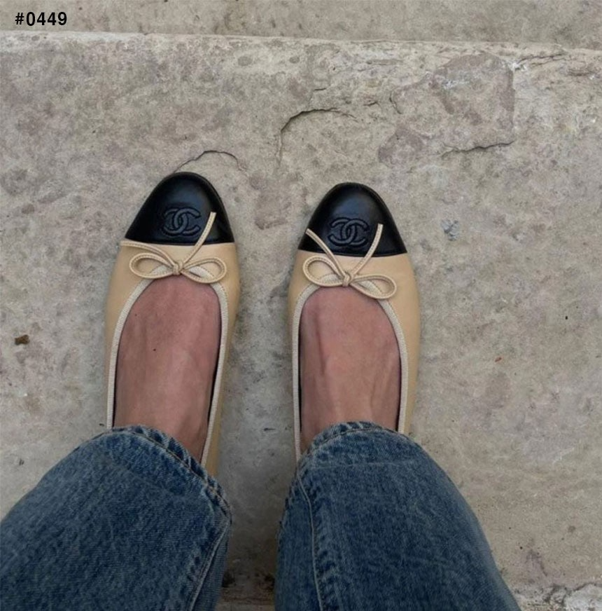 샤넬-신발-국내배송 발레리나 플랫 슈즈