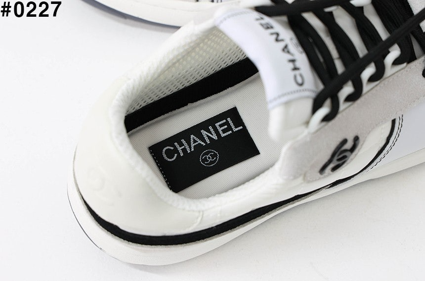 샤넬-신발-국내배송 테니스 패브릭 카프스킨 스웨이드 스니커즈