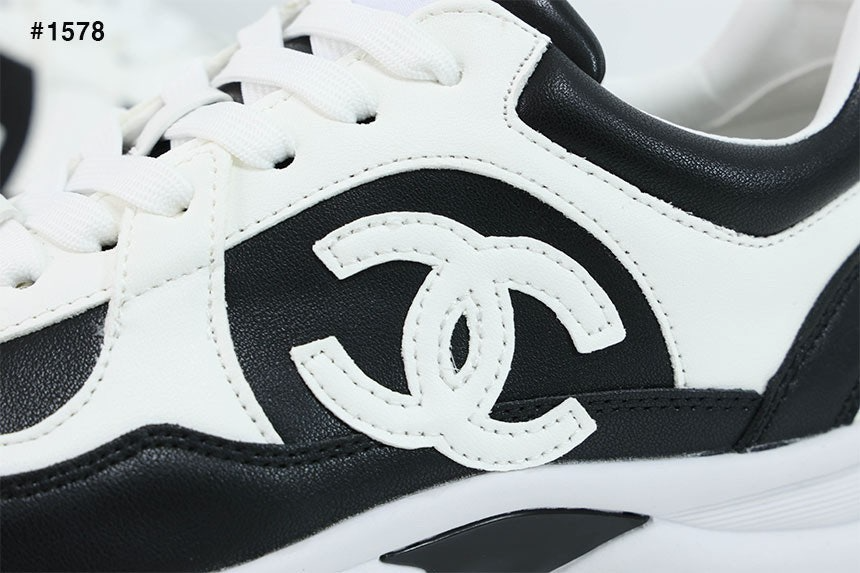 샤넬-신발-국내배송 CC 로고 범고래 트위드 스니커즈