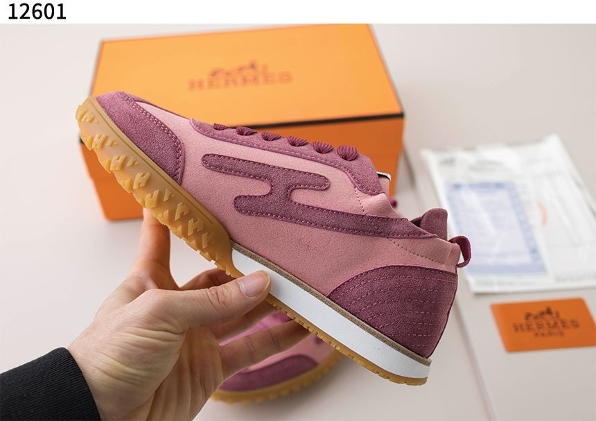 에르메스-신발-국내배송 Sneakers Jet rose antique rouge sepia