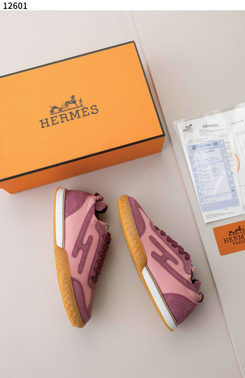 에르메스-신발-국내배송 Sneakers Jet rose antique rouge sepia