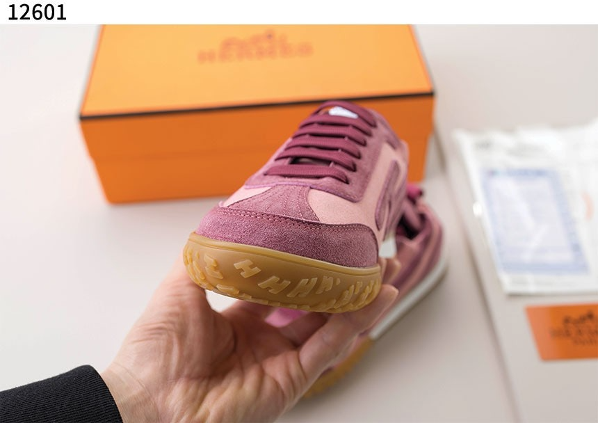 에르메스-신발-국내배송 Sneakers Jet rose antique rouge sepia