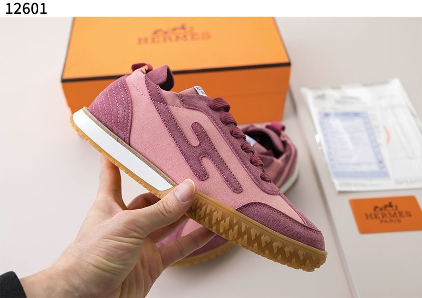 에르메스-신발-국내배송 Sneakers Jet rose antique rouge sepia