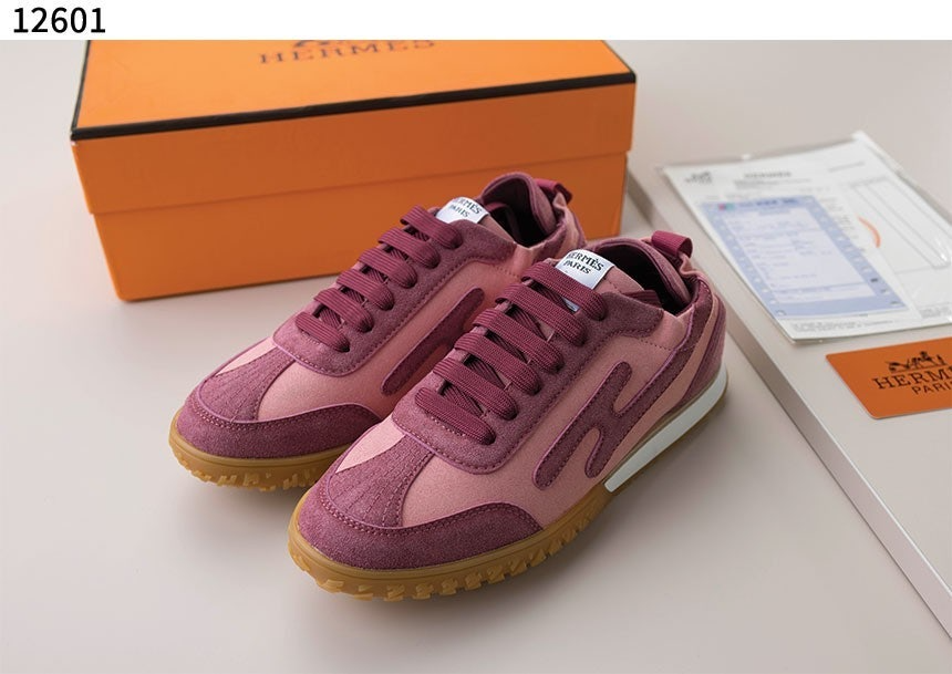 에르메스-신발-국내배송 Sneakers Jet rose antique rouge sepia