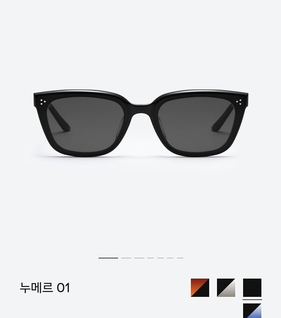 젠틀몬스터-안경-국내배송 누메르 썬그라스 블랙