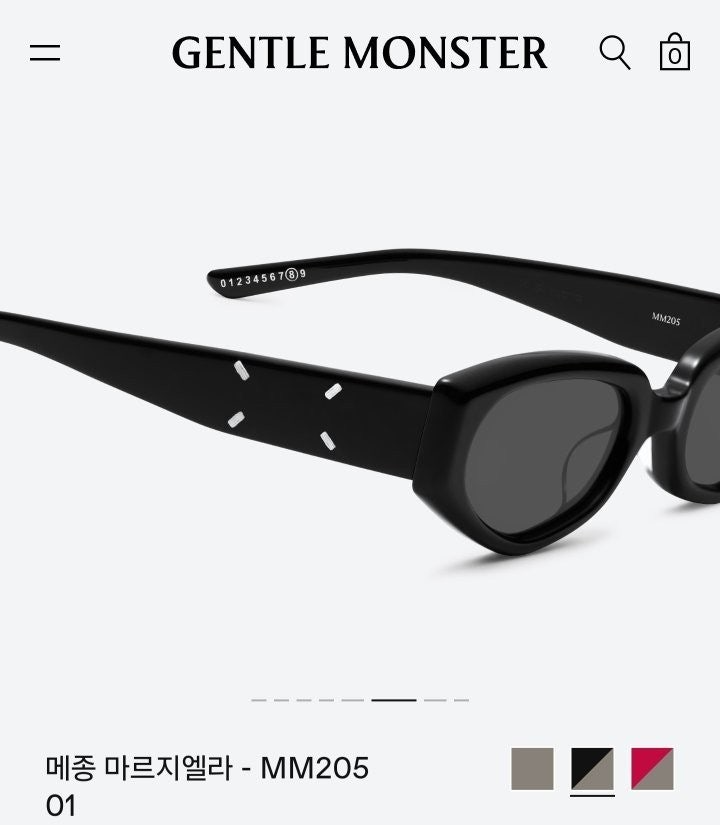 젠틀몬스터-안경-국내배송 메* 캣아이 선글라스