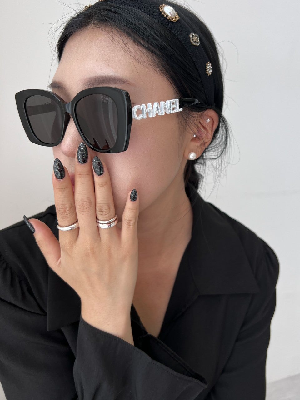 샤넬-안경-국내배송 레터링 선클라스