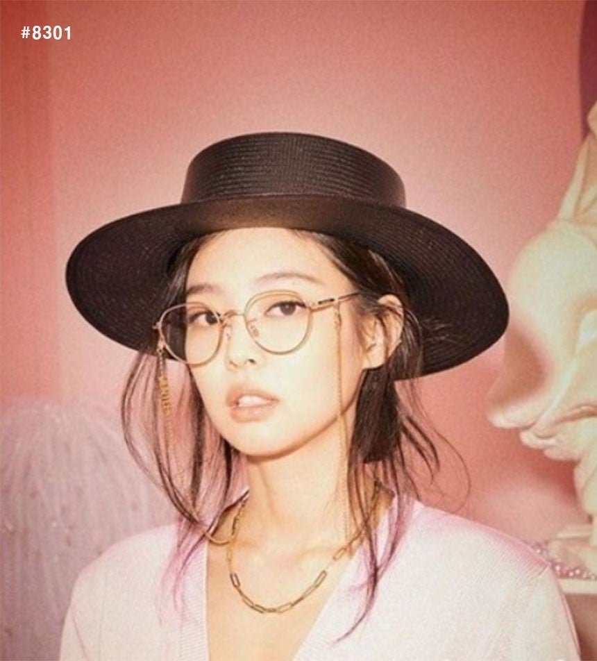 샤넬-안경-국내배송 빈티지 라운드 체인 골드 안경