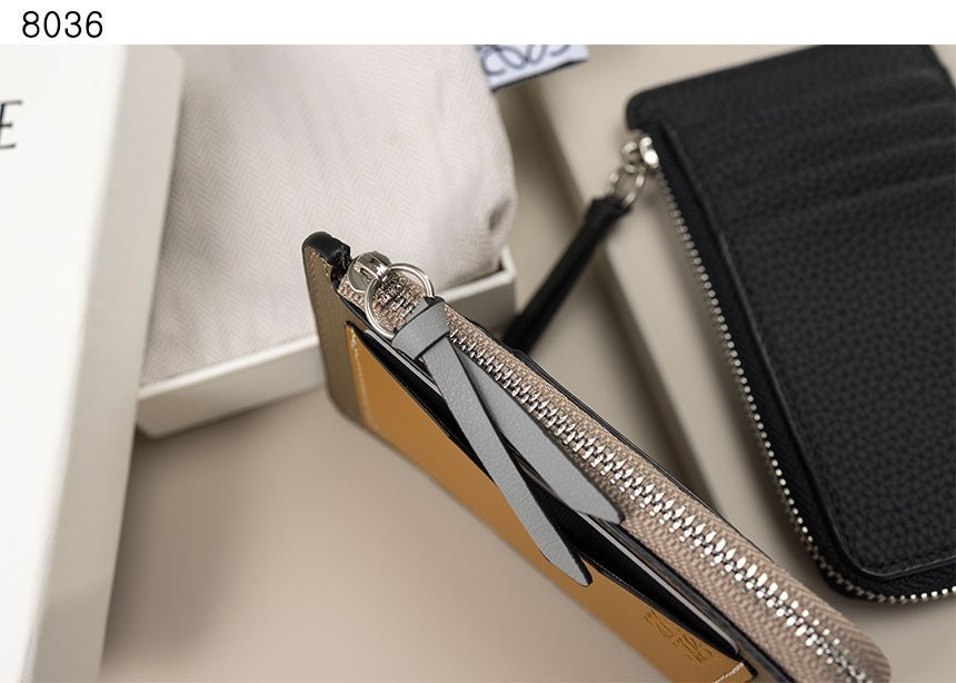 로에베-지갑-국내배송 Coin cardholder in soft grained calfskin