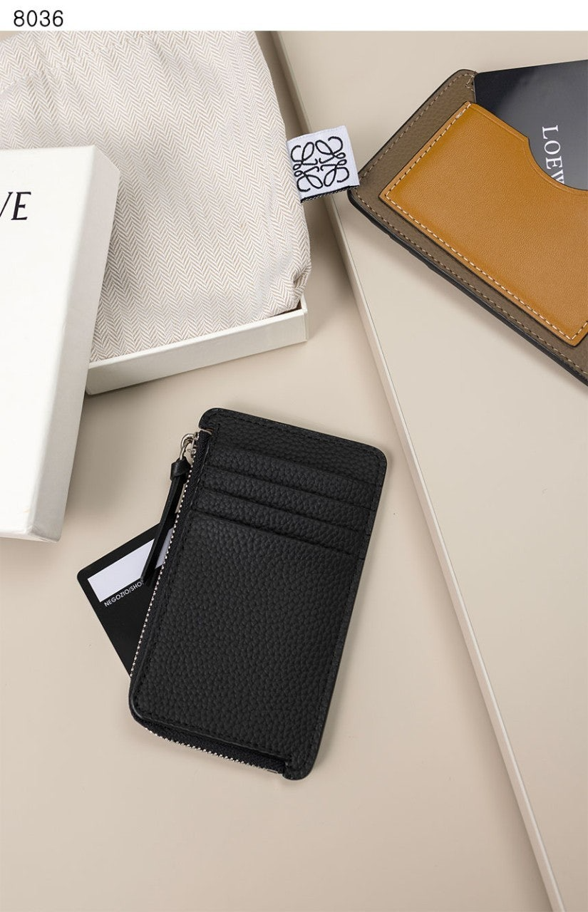 로에베-지갑-국내배송 Coin cardholder in soft grained calfskin