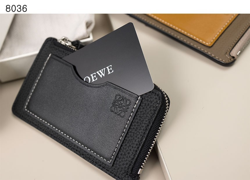 로에베-지갑-국내배송 Coin cardholder in soft grained calfskin