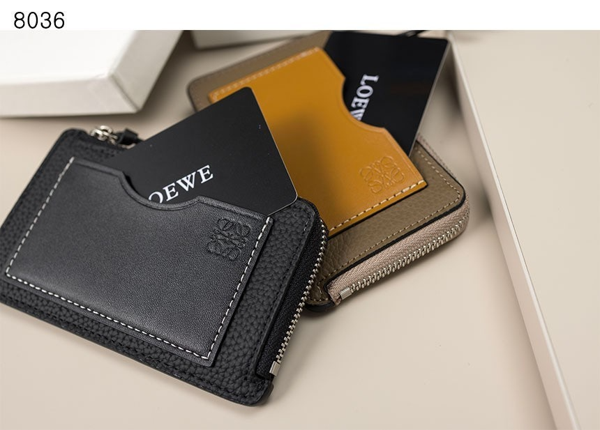 로에베-지갑-국내배송 Coin cardholder in soft grained calfskin