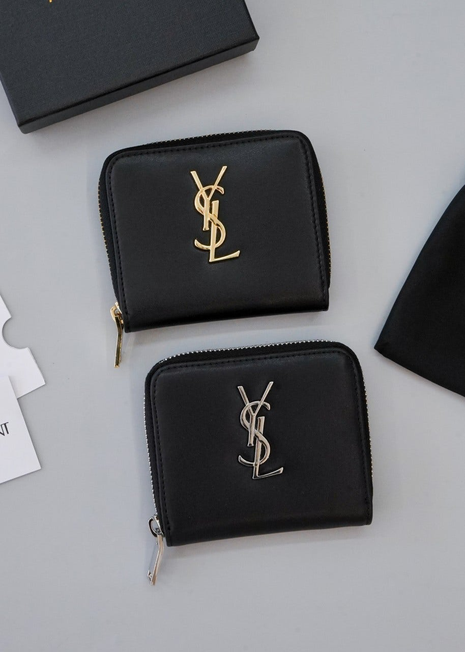 생로랑-지갑-국내배송 YSL 램스킨 컴팩트 지퍼 카드지갑