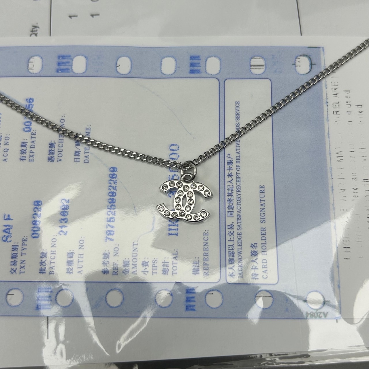 샤넬-목걸이-해외배송 CC로고 큐빅 목걸이